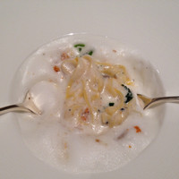 リストランテKubotsu - 混ぜるとこうなります。パスタ