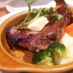 グラシア - (8/25)熊本赤牛リブアイステーキ（ハーフサイズ）