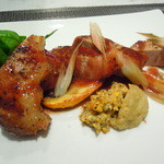 Lien - メイン２：静岡県産天城黒豚ロース肉のロースト　黒こしょう風味
      2