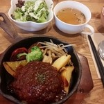 ふわっと 岐阜店 - ランチ…ふわふわハンバーグ☆
