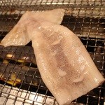 Kaki Goya - イカの丸焼き、焼く前はこんな。