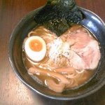 麺屋まるか守破離  - 三獣らーめん：ランパス提示で定価：７４０円→５４０円（税込）【２０１５年８月撮影】