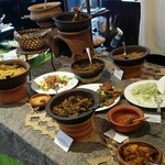 アーユルヴェーダ・カフェ ディデアン - ブッフェ台