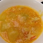 スーツァン・レストラン陳 - 蟹身と蟹玉子のスープ