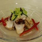 明石蛸ときのこのマリネ