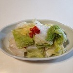 食の駅 - 白菜浅漬け 切って食卓へ