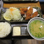 北海道厚岸 - カキフライ定食