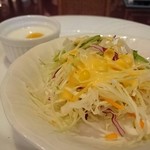 インダス - サラダ＆ヨーグルト（野菜カレーセット）