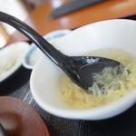 麻婆庵 - スープ