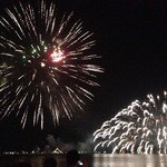 美味い家 若鈴 - 2015年8月：館山花火大会の後のお店は大混雑でした。