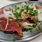 元祖立ち飲み屋 - 牛のタタキ￥280円