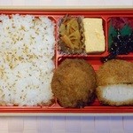 ローソン - 特撰厚切りロースかつ＆メンチカツ弁当 2015.8