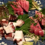 玉久 - 刺身盛り合わせ