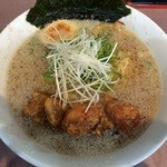 拉麺本家夢屋 - 唐揚げらーめん大盛　￥918