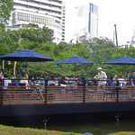 AW ・ELEMENTS - テラスの前のビアガーデン