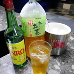 サイフォン - JINRO￥3000・緑茶￥?