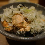 日本料理 晴山 - 鮭ごはん