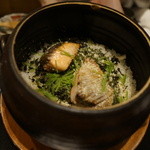 日本料理 晴山 - 土鍋炊き　鮭ごはん