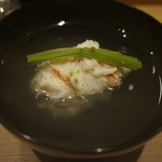 日本料理 晴山 - 毛蟹のしんじょう