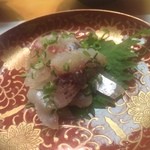 RESTAURANT SUNTORY - アジのたたき