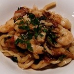 イタリア産サマーポルチーニとこ海老のマール エ ポンテ　～パスタはピチ～