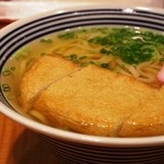 ふじのや - 揚げかんぼこうどん