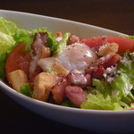 サンセットカフェ - シーザーサラダ温玉のせ