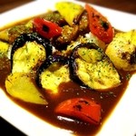 Dark beer pork vegetable curry
