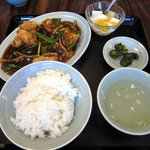 龍門 - 鶏の甘酢あんかけ(黒酢)　６００円