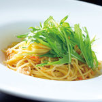 MEDUSA　STAND - ズワイガニと水菜のスパゲッティーニ　カニ味噌風味 1344円