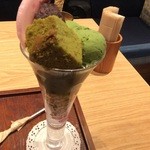 Wa Cafe Tsumugi - 抹茶パフェ❤