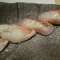 鮨棗 本店 - のどぐろVSきんき炙り対決