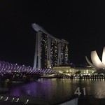 Pan Pacific - マリーナベイサンズのライトアップ