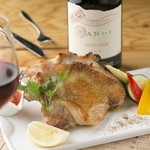 Italian & Wine Bar Viagio shinjuku - 鶏もも肉のハーブロースト