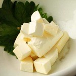 Homemade cream cheese pickled in sake lees