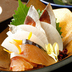 Fukui Local Cuisine mackerel and heshiko radish