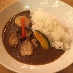 小石屋旅館 - 夏野菜のスパイシーチキンカレー