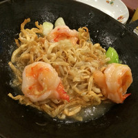 菜香新館 - 大海老入り鉄鍋香港麺 上湯♡
