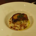 THE FUJIYA GOHONJIN - Appetizer フォアグラのソテー パルミジャーノチーズリゾット添え マルサラワインソース（プライムコース）