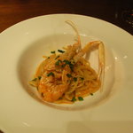 THE FUJIYA GOHONJIN - Pasta スカンピ海老とバべッティーニ トマトクリームソース（プライムコース）