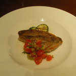 THE FUJIYA GOHONJIN - Fish 新潟産メバルのソテー オリーブのサルサ（ウィステリアコース）