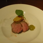 THE FUJIYA GOHONJIN - Meat 蓼科ポークのグリル グリーンマスタード添え（ウィステリアコース）