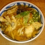 麺房 三宅 - とり天あんかけ（温）