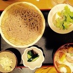 Meisui Teuchi Dokoro Taisou - お得なセットメニュー 勝丼と冷たい蕎麦