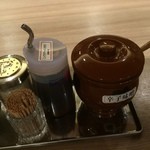 天下一品 - 【2015年01月】テーブル調味料。