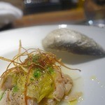 イル アオヤマ - 蛤の炭火焼