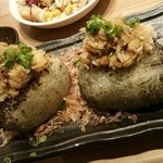 海産物 活物専門店 生け簀の銀次 - 焼きおにぎり