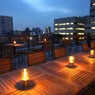 神楽坂屋上ビアガーデン_2