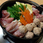 鍋家 - 鶏つくね鍋 ¥2000×2人前