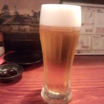 いざかや天 - 生ビール(2015.08.26)